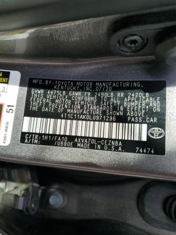 4T1C11AK0LU971296 2020 TOYOTA CAMRY - Image 13