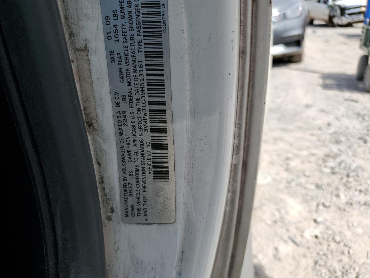 3VWPW31C39M513161 2009 Volkswagen New Beetle S