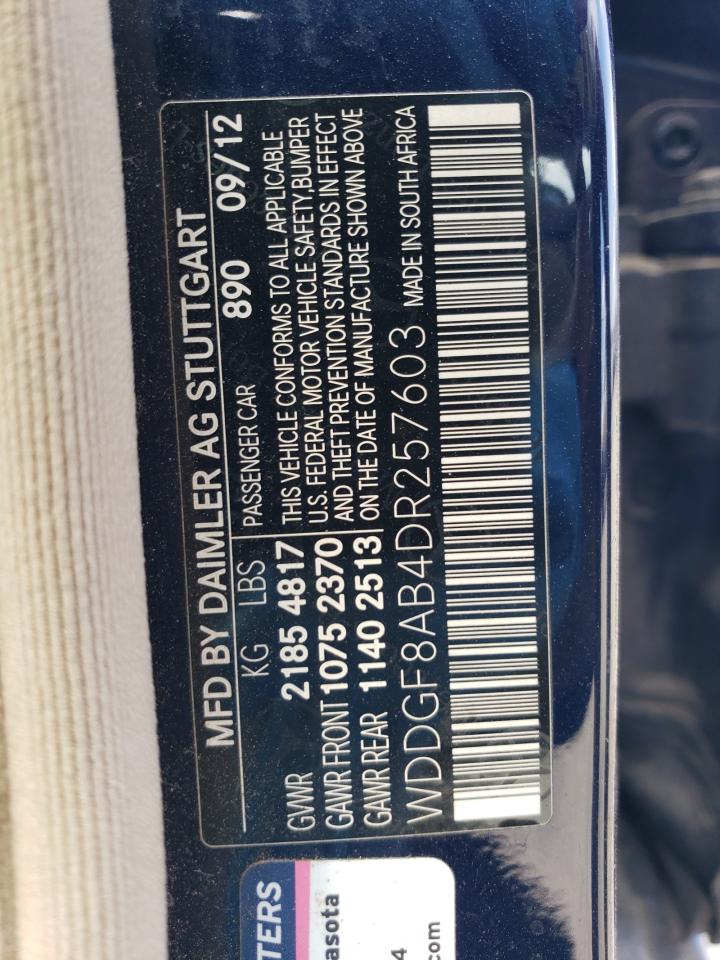 WDDGF8AB4DR257603 2013 Mercedes-Benz C 300 4Matic