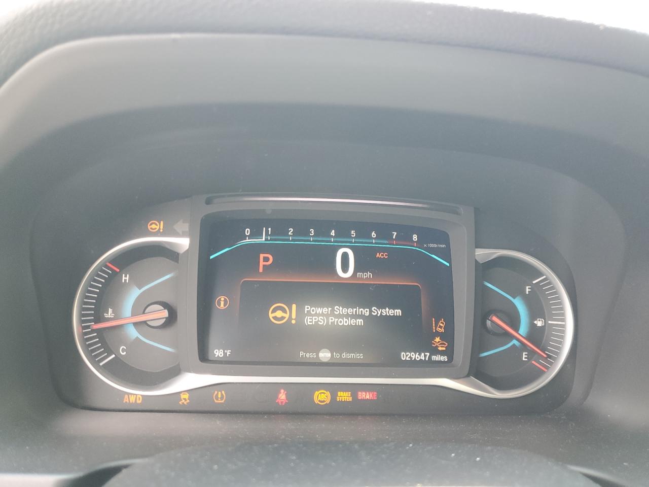 5FNYF8H91LB012926 2020 Honda Passport Touring