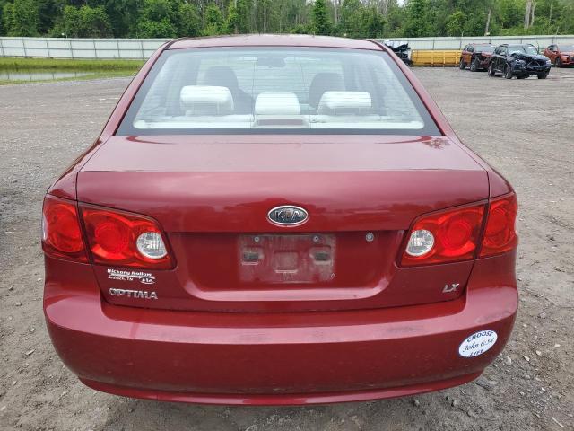 2006 Kia Optima Lx VIN: KNAGE123765021241 Lot: 57762324