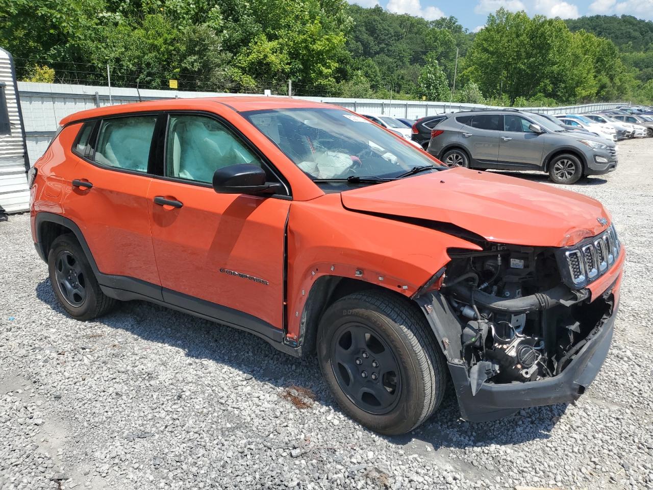 2018 Jeep Compass Sport vin: 3C4NJCAB4JT211162