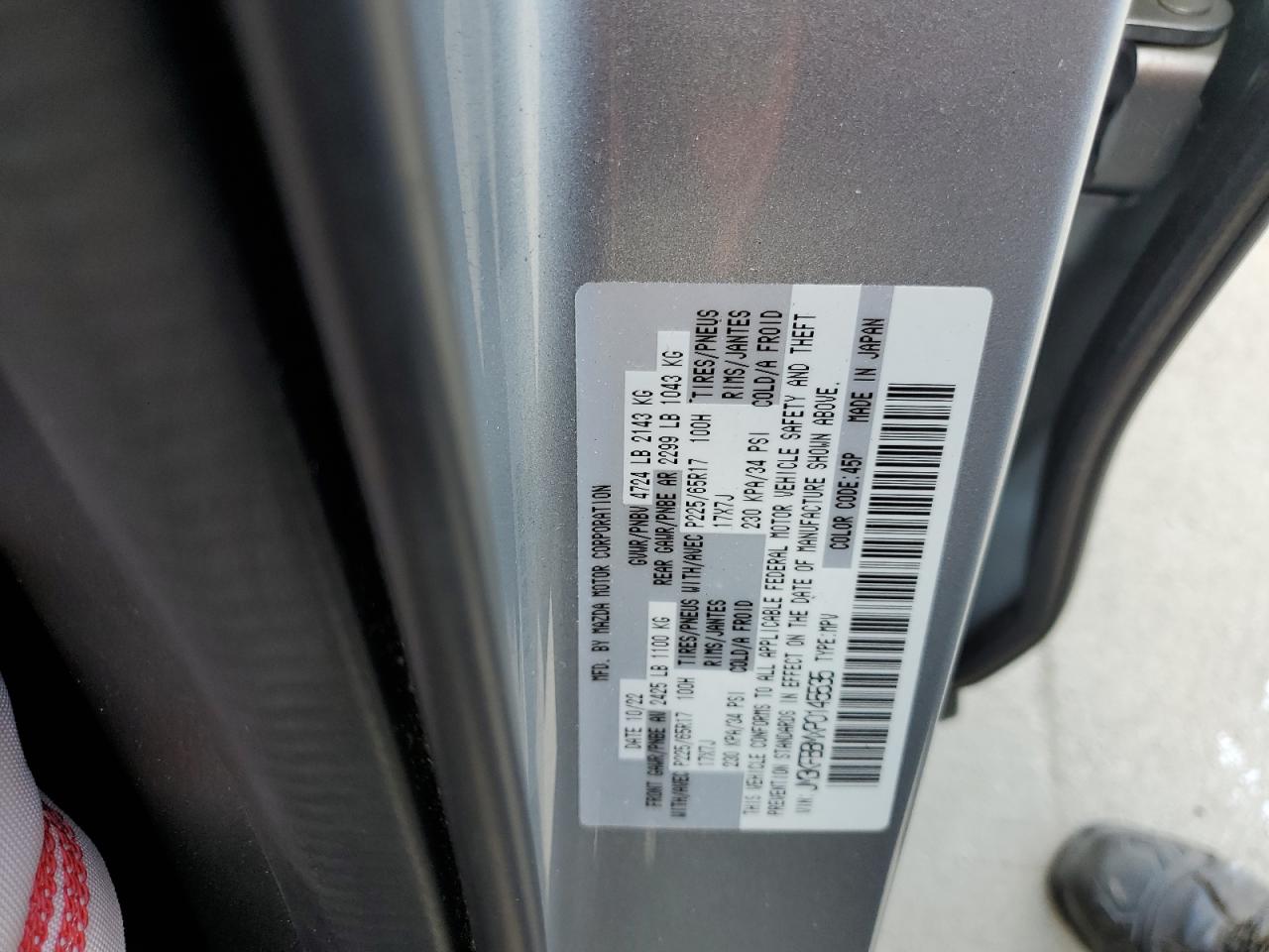 JM3KFBBMXP0145535 2023 Mazda Cx-5 Select