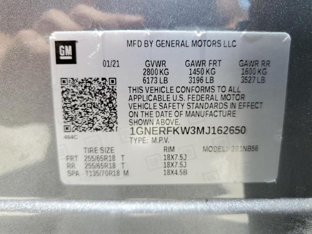 2021 Chevrolet Traverse Ls VIN: 1GNERFKW3MJ162650 Lot: 58323804