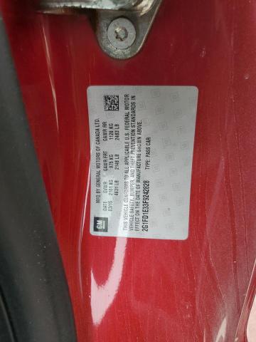 2015 CHEVROLET CAMARO LT - 2G1FD1E33F9242828