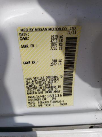 1N4AL3AP4EC183116 2014 Nissan Altima 2.5