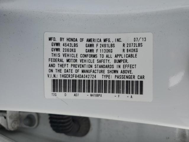 1HGCR3F84DA042724 2013 Honda Accord Exl