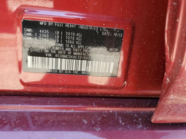 2014 Subaru Legacy 2.5I Premium VIN: 4S3BMCD68E3018054 Lot: 58849944