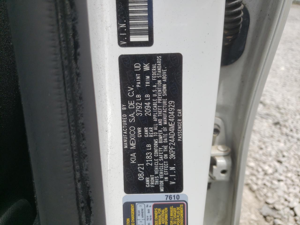 3KPF24AD4ME404929 2021 Kia Forte Fe