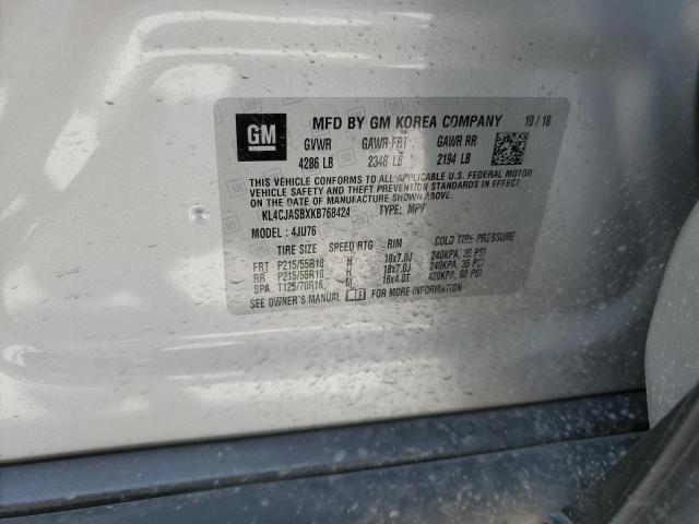 2022 Buick Encore Preferred VIN: KL4CJASBXKB768424 Lot: 60776924