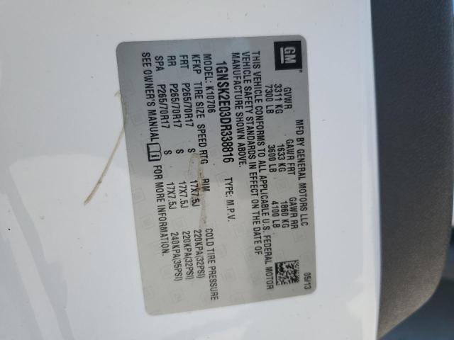 2013 Chevrolet Tahoe Special VIN: 1GNSK2E03DR338816 Lot: 58731634