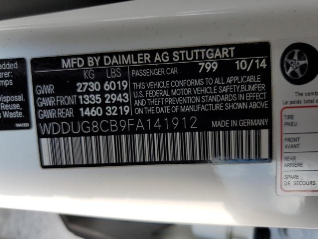 2015 MERCEDES-BENZ S 550 - WDDUG8CB9FA141912