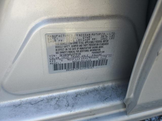 2018 Nissan Sentra S VIN: 3N1AB7AP5JY278129 Lot: 60530954