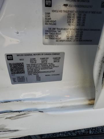 2022 CHEVROLET SILVRDO LT 2GCUDGEDXN1512757