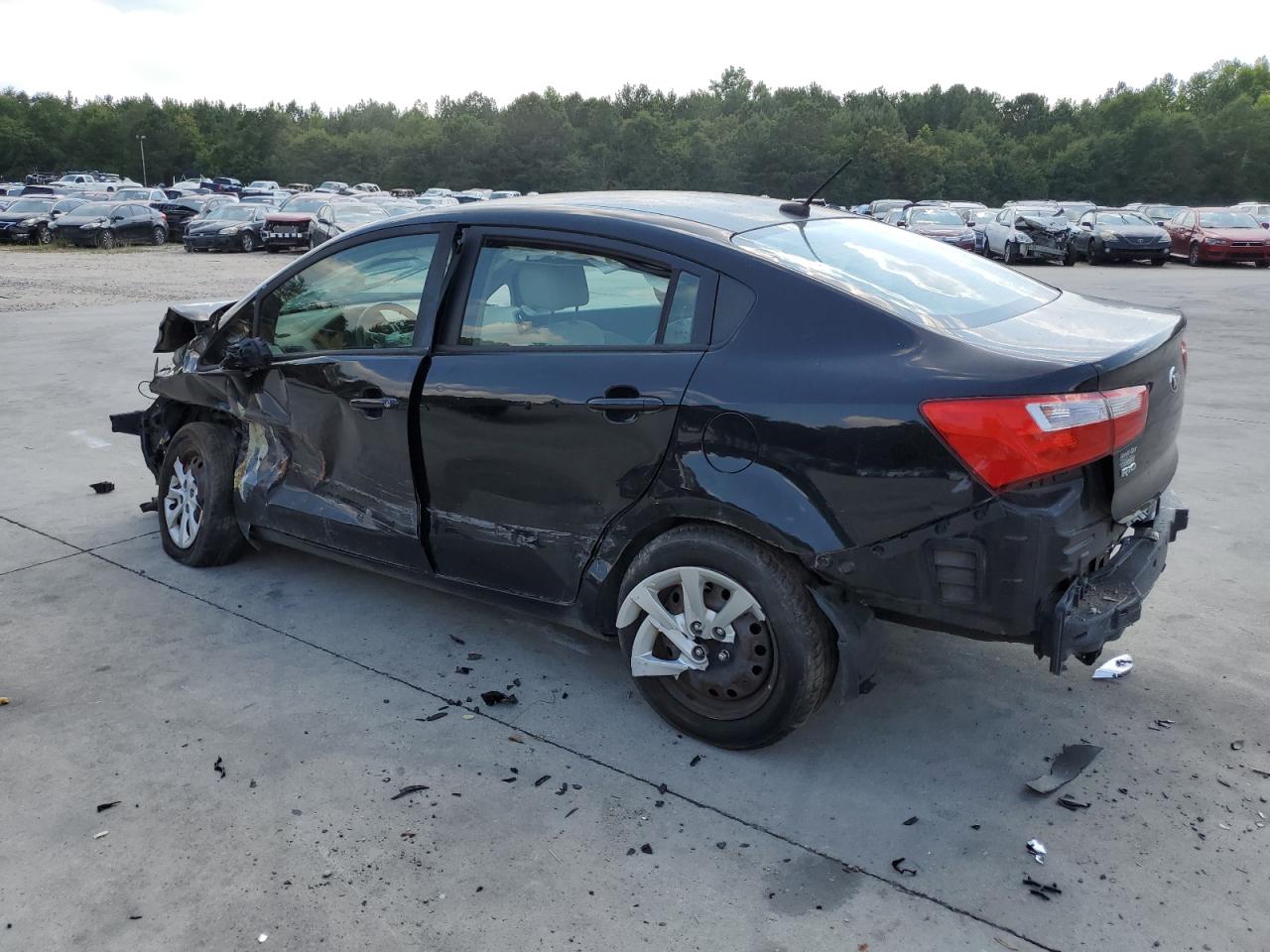 2013 Kia Rio Lx vin: KNADM4A37D6168207