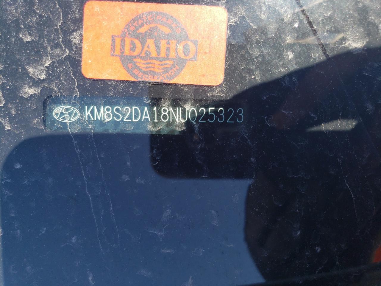 KM8S2DA18NU025323 2022 Hyundai Santa Fe Blue