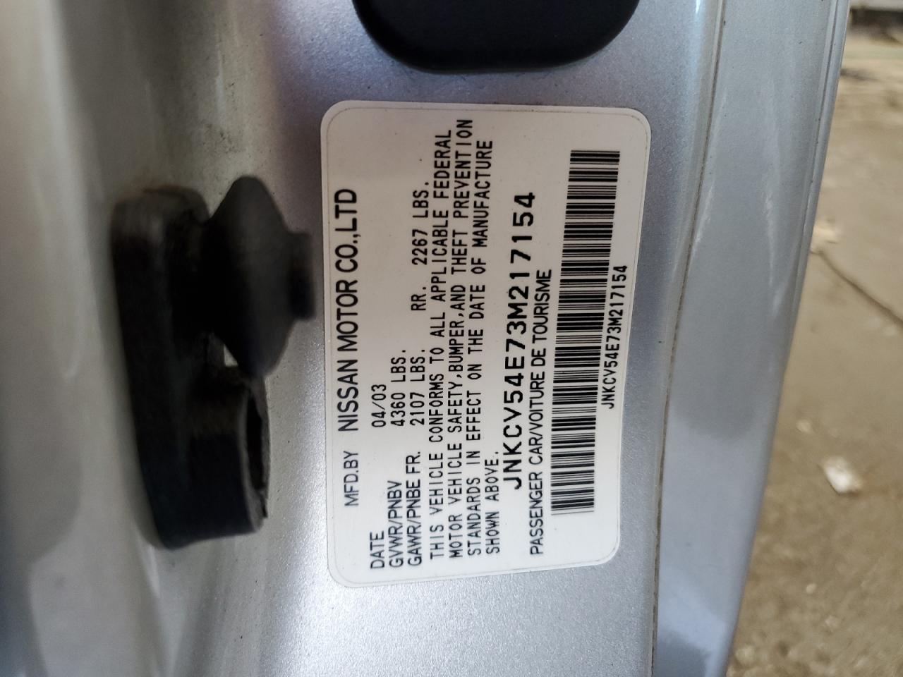 JNKCV54E73M217154 2003 Infiniti G35