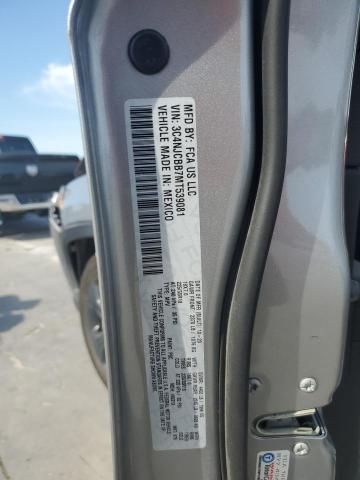 2021 Jeep Compass Latitude VIN: 3C4NJCBB7MT539081 Lot: 60943134