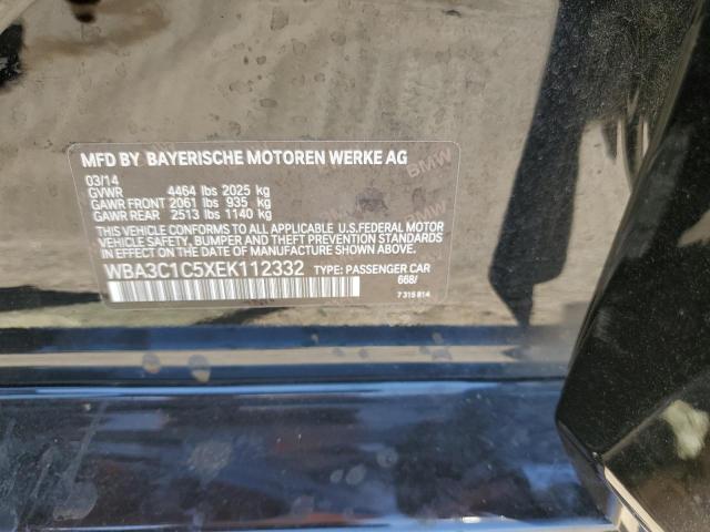 2014 BMW 328 I Sulev VIN: WBA3C1C5XEK112332 Lot: 61082184