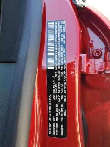 2022 Alfa Romeo Stelvio Ti VIN: ZASPAKBN8N7D31723 Lot: 58320724