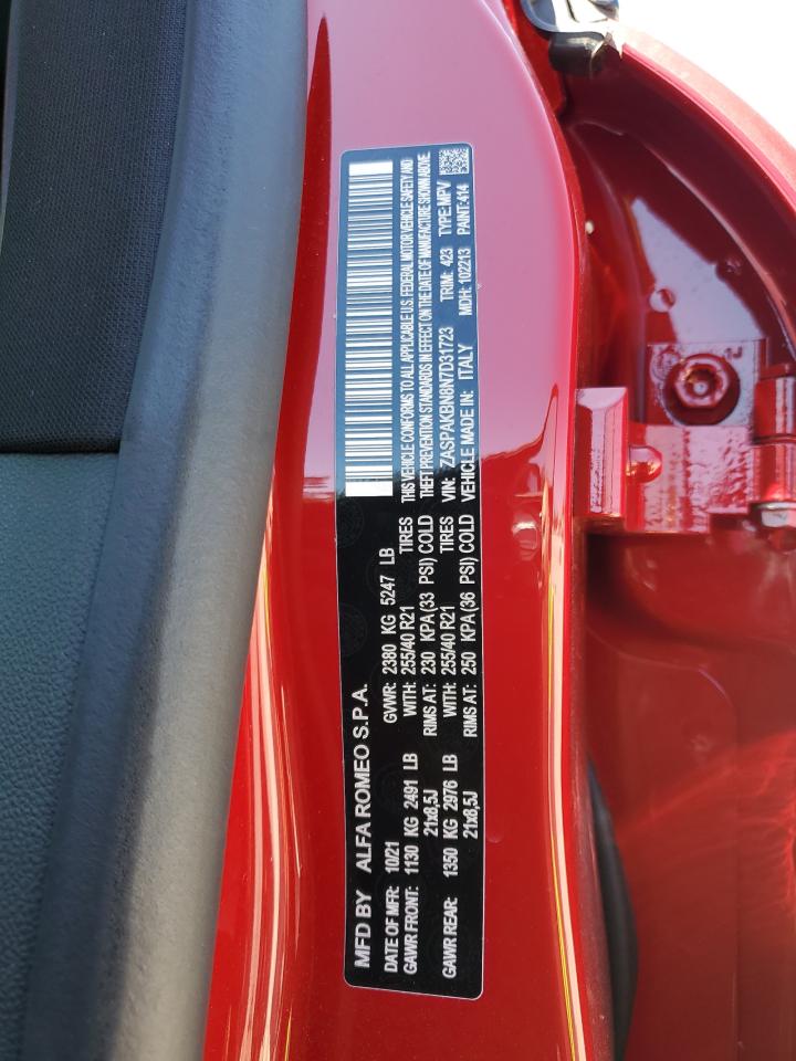 ZASPAKBN8N7D31723 2022 Alfa Romeo Stelvio Ti