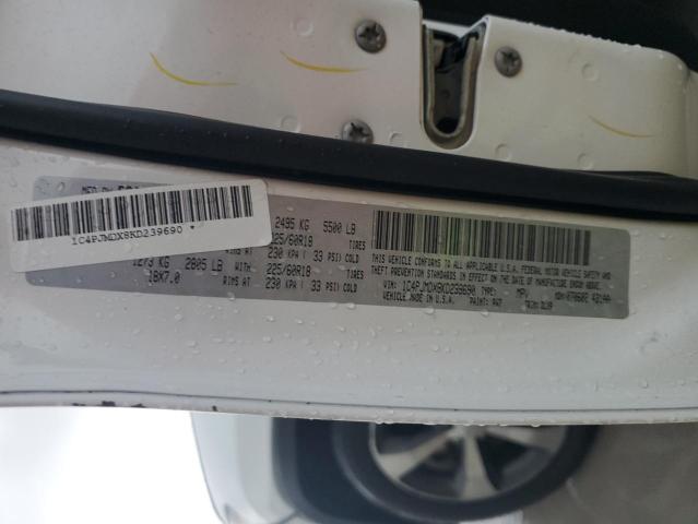 2019 Jeep Cherokee Limited VIN: 1C4PJMDX8KD239690 Lot: 59013434