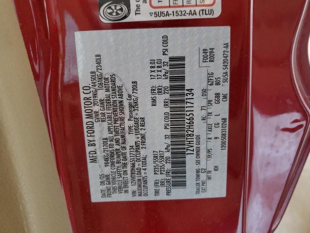 2006 Ford Mustang Gt VIN: 1ZVHT82H665117134 Lot: 57449244