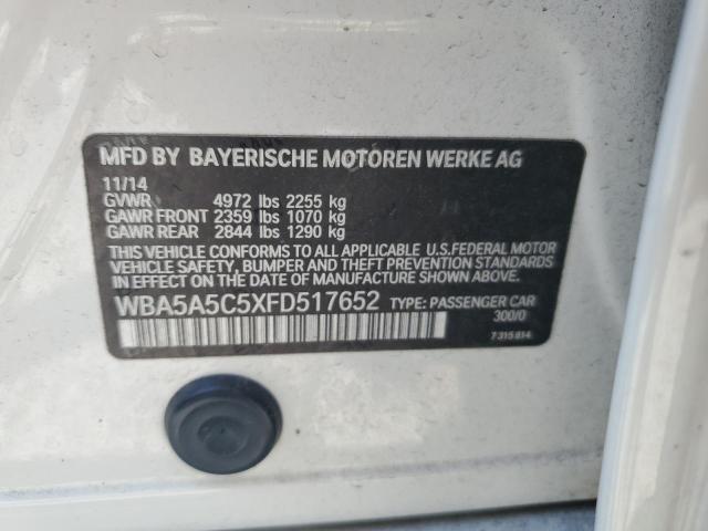 VIN WBA5A5C5XFD517652 2015 BMW 5 Series, 528 I no.13