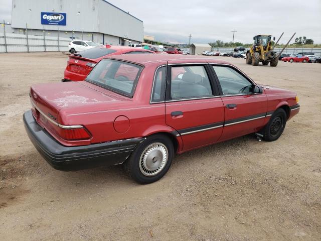 1989 Mercury Topaz Gs VIN: 1MEPM36X2KK657588 Lot: 58530784