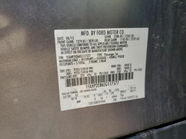 VIN 1FAHP2E86EG117577 2014 FORD TAURUS no.12