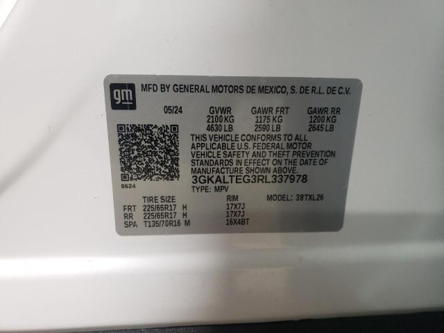 2024 GMC Terrain Sle VIN: 3GKALTEG3RL337978 Lot: 60921294