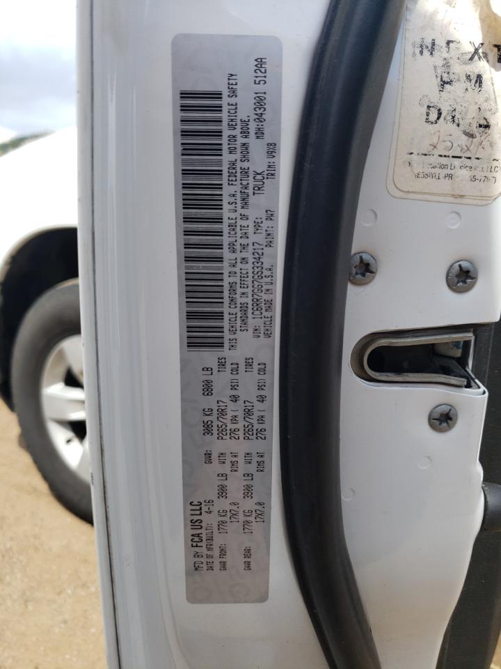 1C6RR7GG7GS334217 2016 Ram 1500 Slt