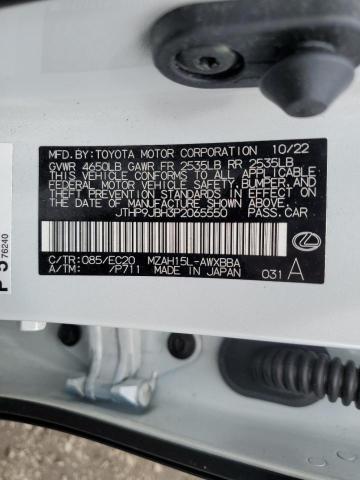 2023 Lexus Ux 250H Premium VIN: JTHP9JBH3P2065550 Lot: 57802914