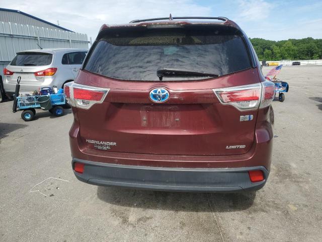 2015 Toyota Highlander Hybrid Limited VIN: 5TDDCRFH0FS007305 Lot: 57108094