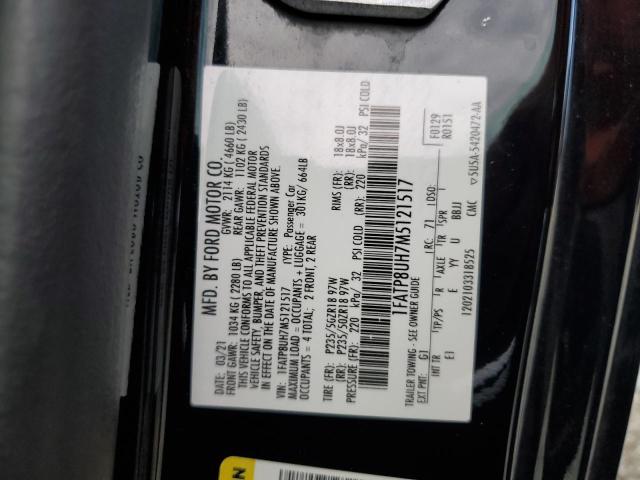 2021 FORD MUSTANG - 1FATP8UH7M5121517