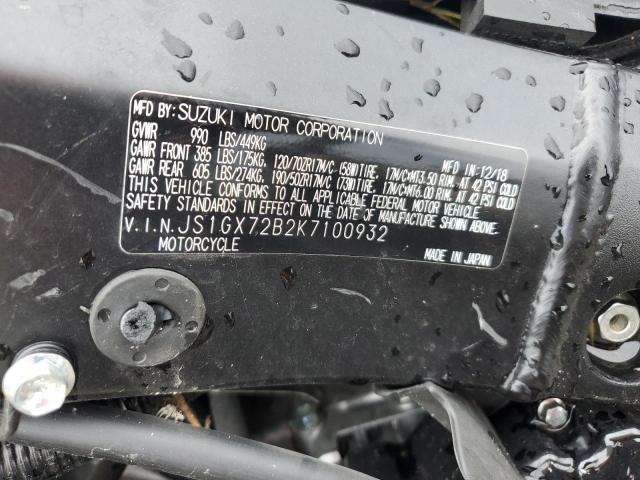 2019 SUZUKI GSX1300 RA - JS1GX72B2K7100932
