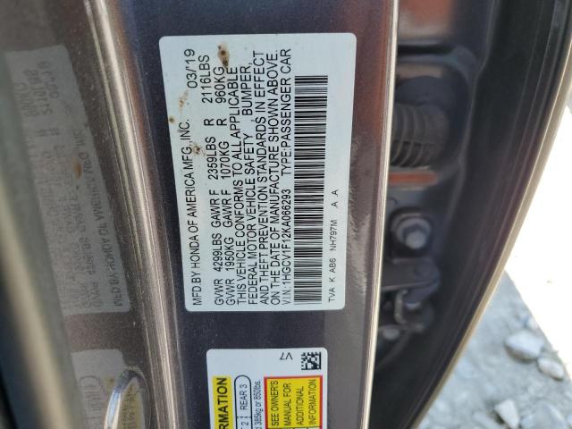 2019 HONDA ACCORD LX - 1HGCV1F12KA066293