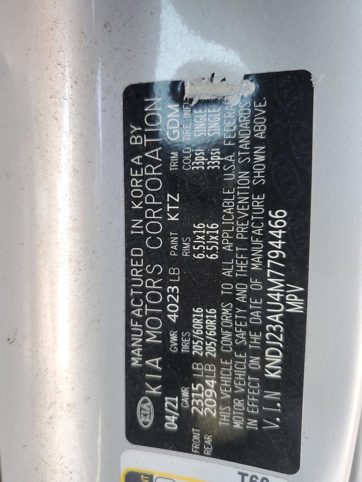 KNDJ23AU4M7794466 2021 Kia Soul Lx