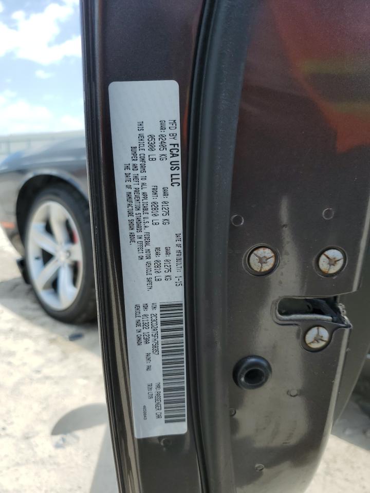 2C3CDZAT5FH758357 2015 Dodge Challenger Sxt