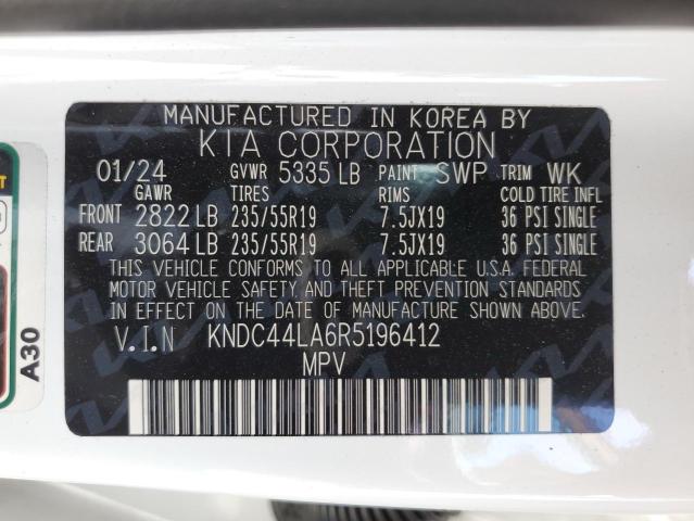 2024 Kia Ev6 Gt Line VIN: KNDC44LA6R5196412 Lot: 60727554