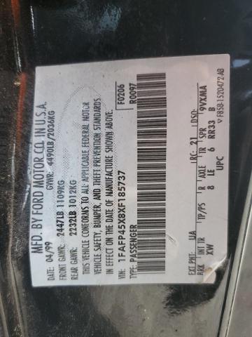 1999 Ford Mustang Gt VIN: 1FAFP45X8XF185737 Lot: 57193924