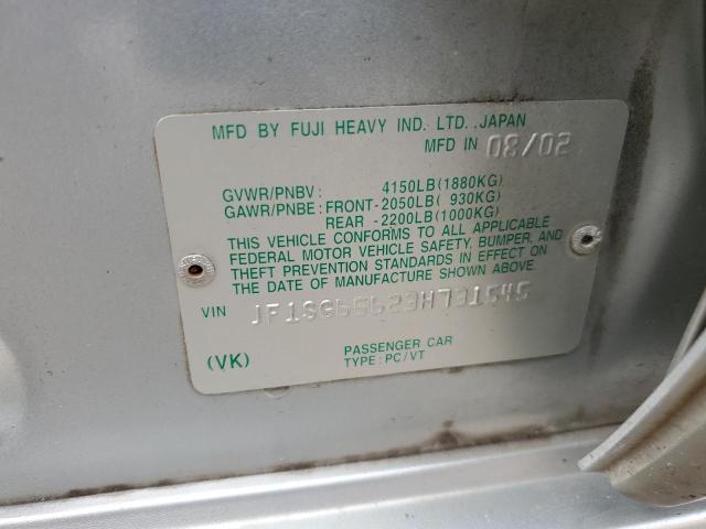 2003 Subaru Forester 2.5Xs VIN: JF1SG65623H731545 Lot: 59133264