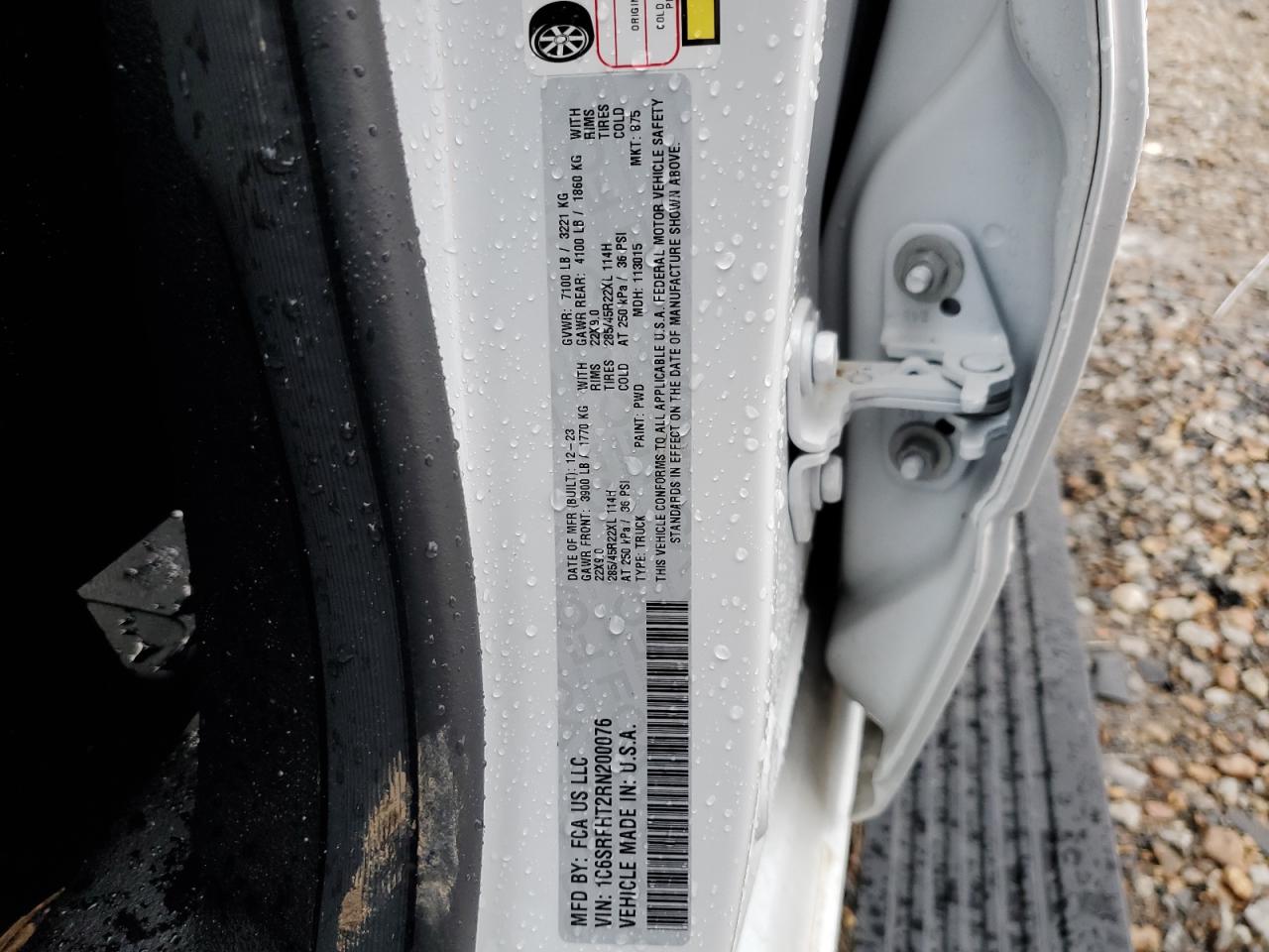 1C6SRFHT2RN200076 2024 Ram 1500 Limited