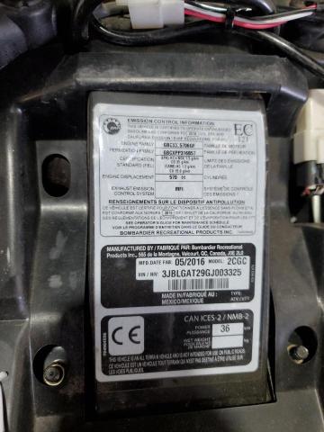 2016 CAN-AM OUTLANDER - 3JBLGAT29GJ003325