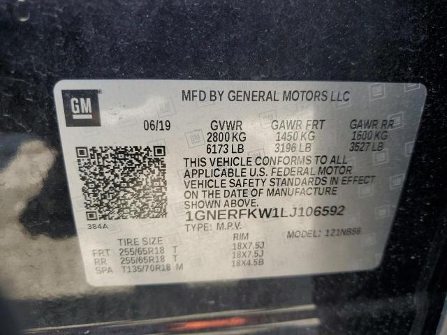 2020 CHEVROLET TRAVERSE L - 1GNERFKW1LJ106592