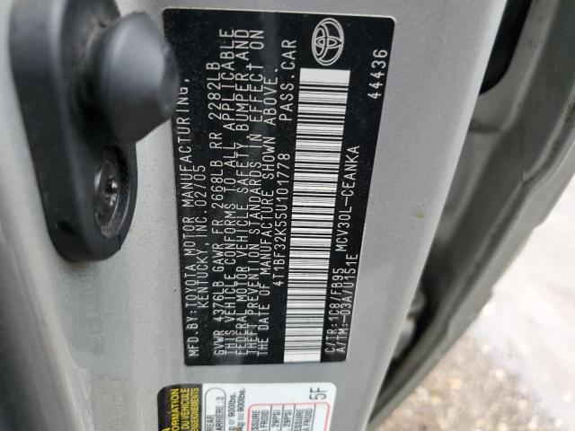 2005 Toyota Camry Le VIN: 4T1BF32K55U101778 Lot: 57137074