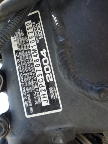 JH2PC37084M106280 2004 Honda Cbr600 Rr
