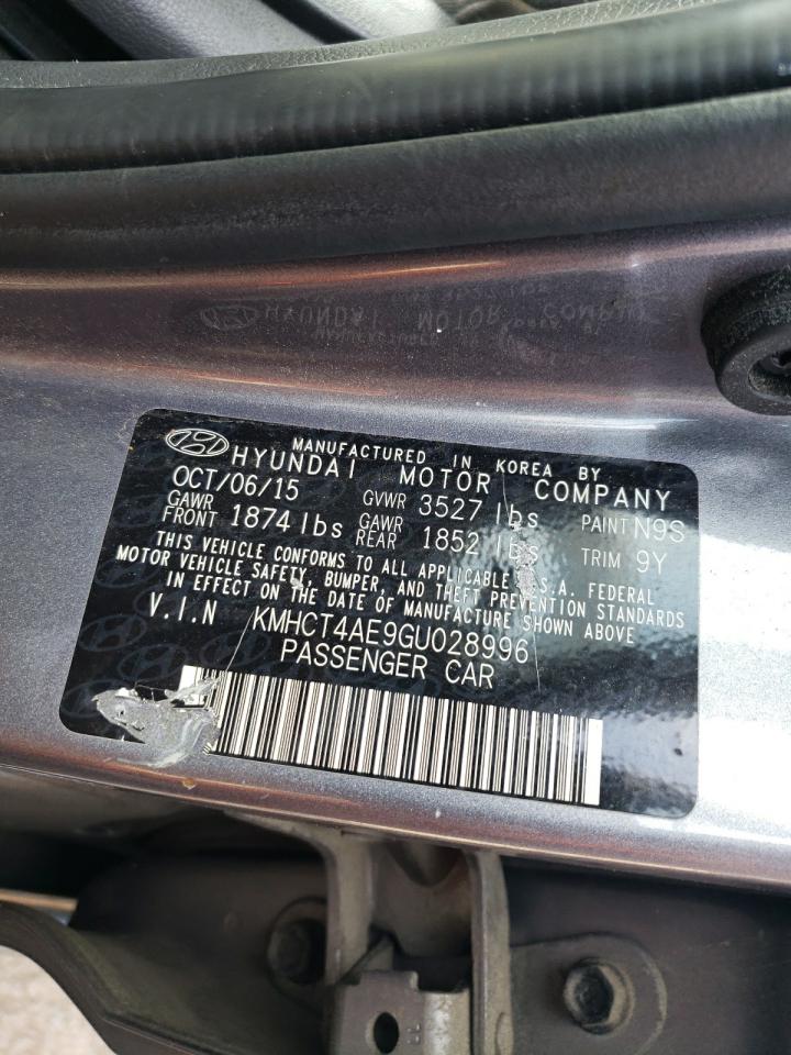 KMHCT4AE9GU028996 2016 Hyundai Accent Se