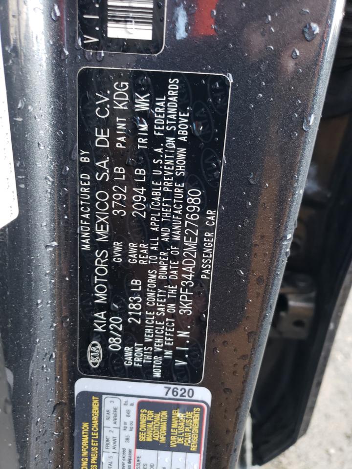 3KPF34AD2ME276980 2021 Kia Forte Gt Line