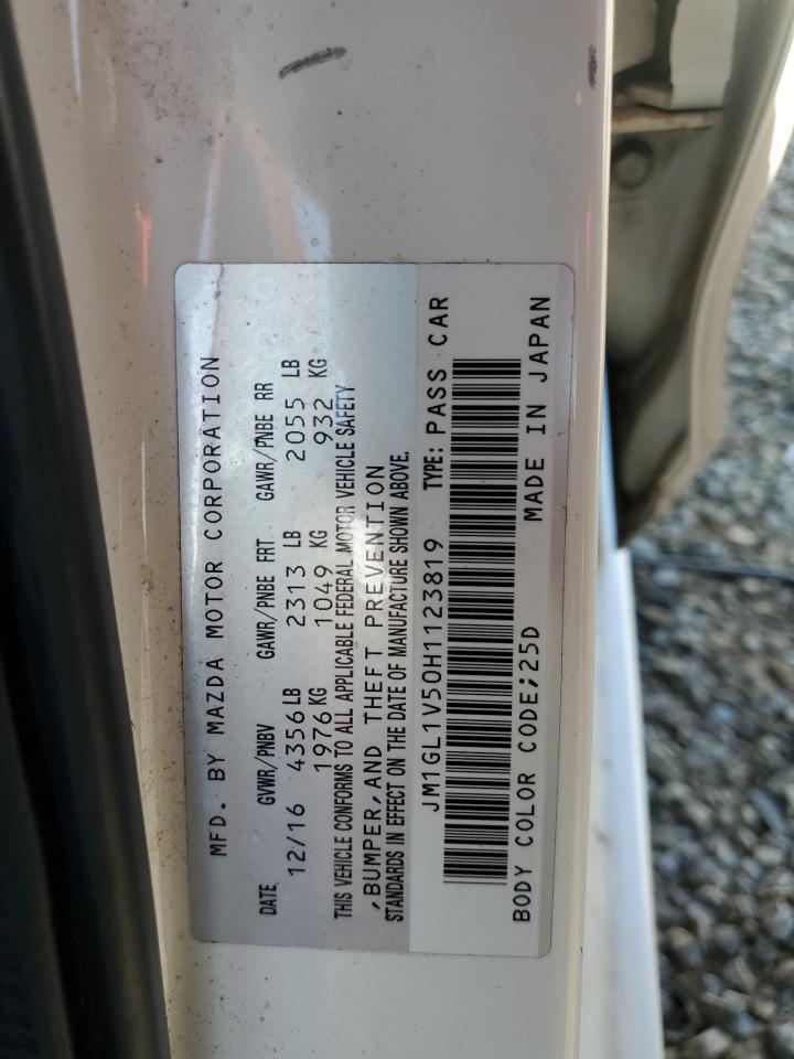 JM1GL1V50H1123819 2017 Mazda 6 Touring